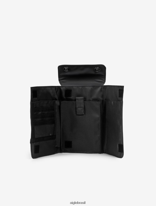 Aigle acessórios bolsa clutch transversal urbana repelente à água preto homens RX2B88369