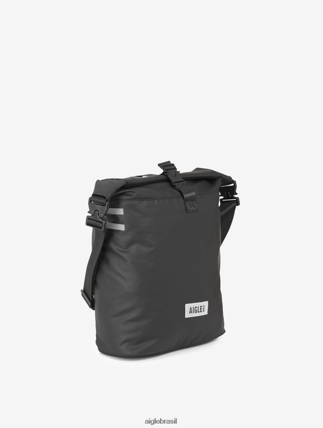Aigle acessórios mochila urbana hidrorrepelente com listras refletivas-22l preto homens RX2B88388