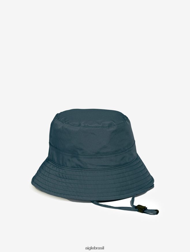 Aigle acessórios chapéu balde impermeável tempestade azul homens RX2B88383
