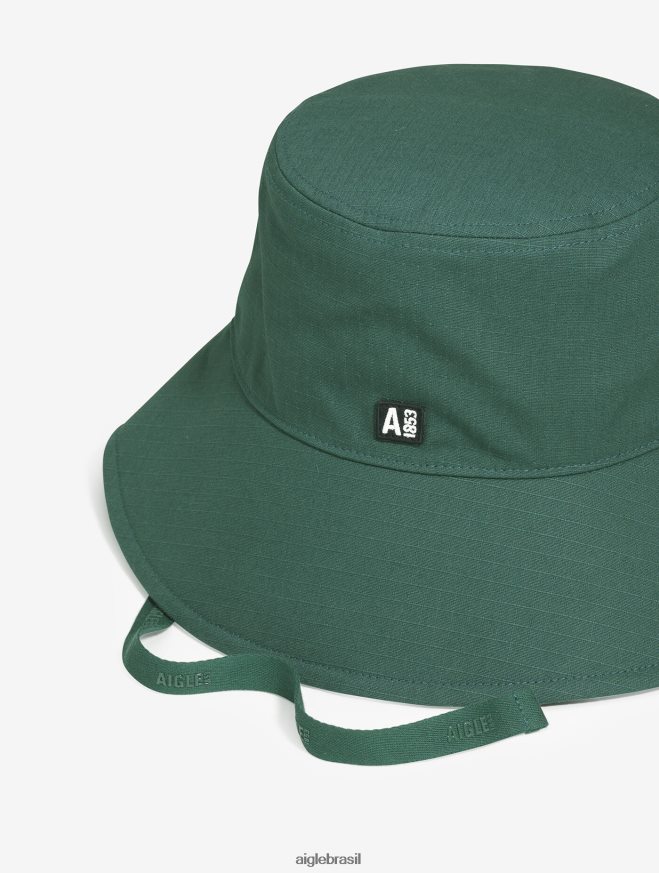 Aigle acessórios chapéu bucket uvc com cordão botânico homens RX2B88396