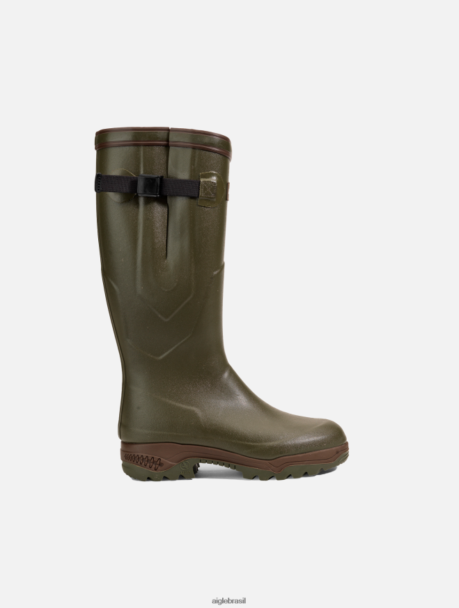 Aigle botas botas anti-fadiga para o frio fabricadas na França caqui homens RX2B88243