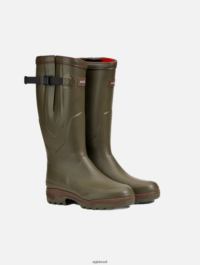 Aigle botas botas anti-fadiga para o frio fabricadas na França caqui homens RX2B88243