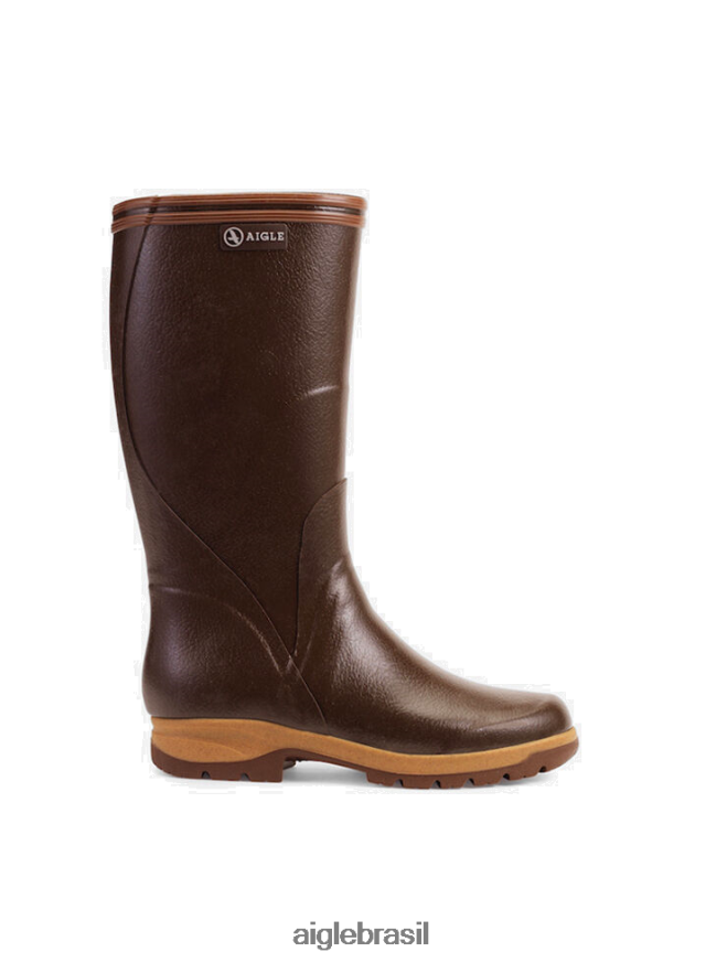 Aigle botas botas de alta resistência fabricadas na França marrom homens RX2B88231