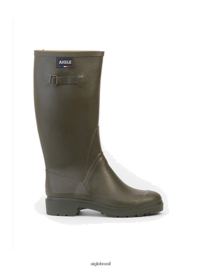 Aigle botas botas de jardinagem feitas na França caqui homens RX2B88233