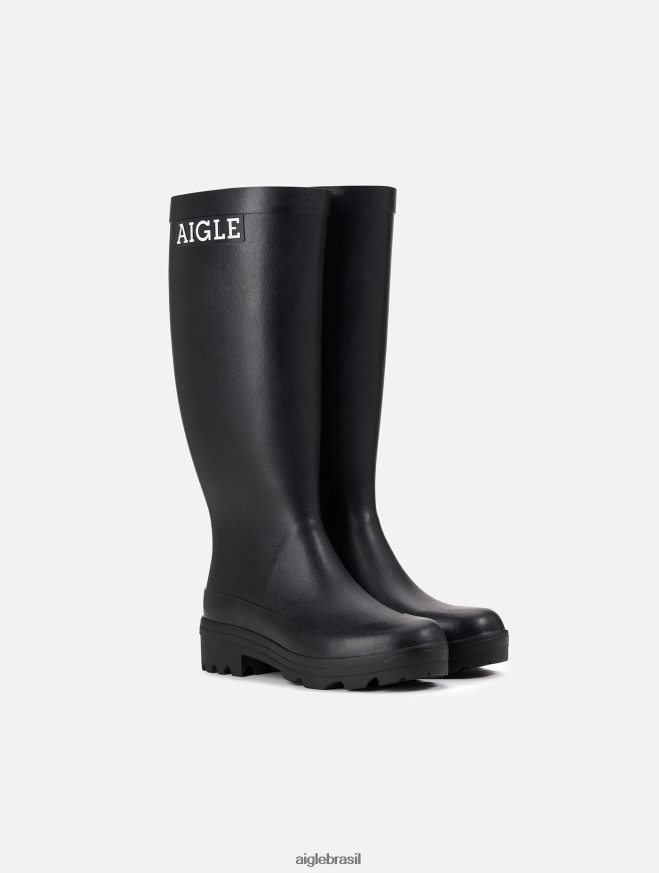 Aigle botas o novo ícone feito à mão na França preto homens RX2B88226