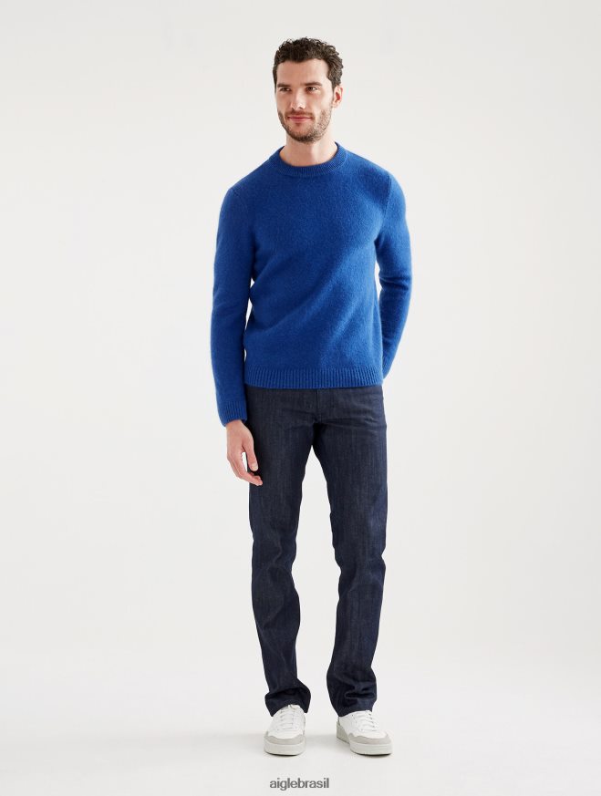 Aigle roupas calça jeans reta feita na frança jeans homens RX2B8879