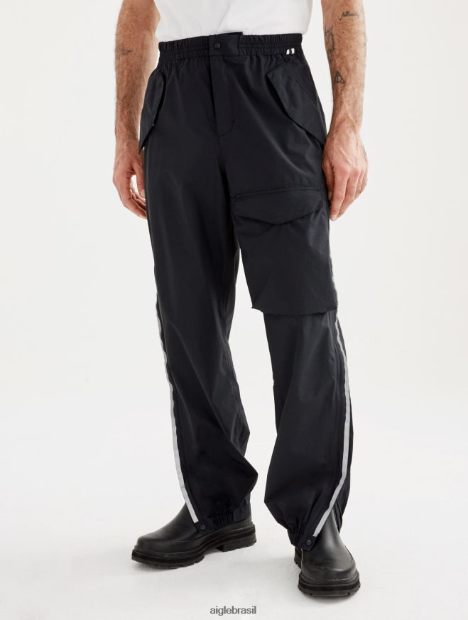 Aigle roupas calça mtd 25l preto homens RX2B8815