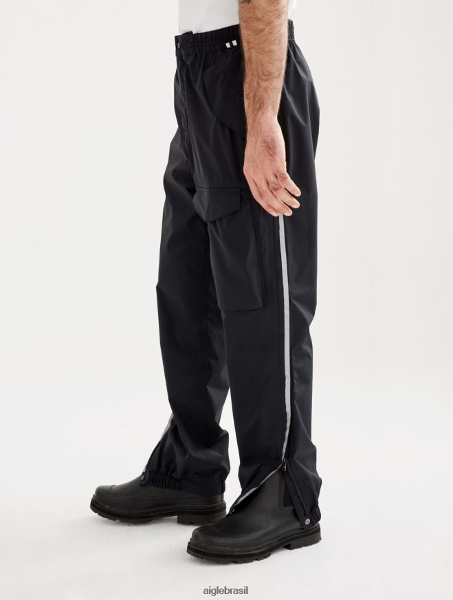 Aigle roupas calça mtd 25l preto homens RX2B8815