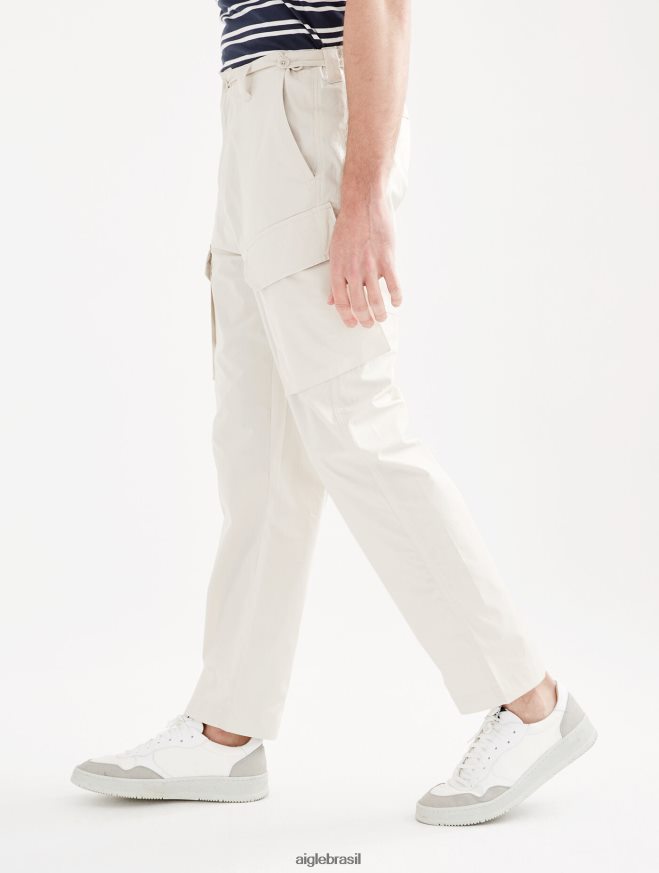 Aigle roupas calças cargo de popeline zibelina homens RX2B8812