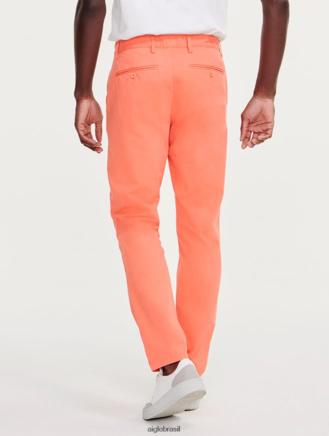 Aigle roupas calças chino abricó homens RX2B8859