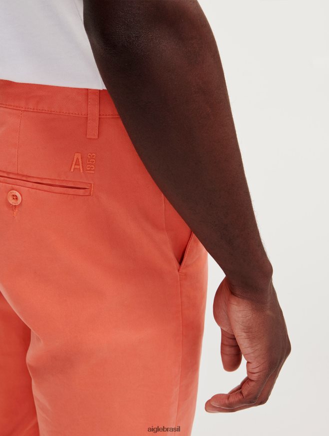 Aigle roupas calças chino abricó homens RX2B8859