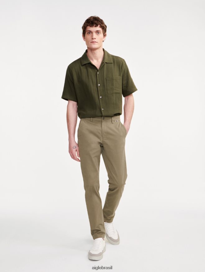 Aigle roupas calças chino taillis homens RX2B88135