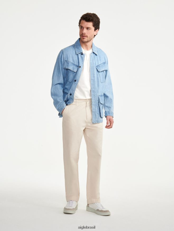 Aigle roupas calças chino zibelina homens RX2B88129