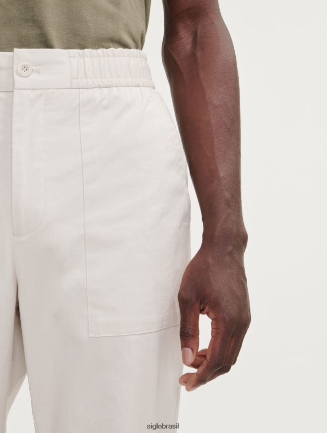 Aigle roupas calças de secagem rápida com cintura elástica zibelina homens RX2B8896