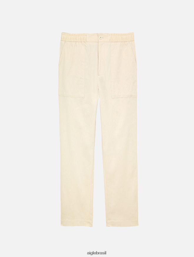 Aigle roupas calças de secagem rápida com cintura elástica zibelina homens RX2B8896