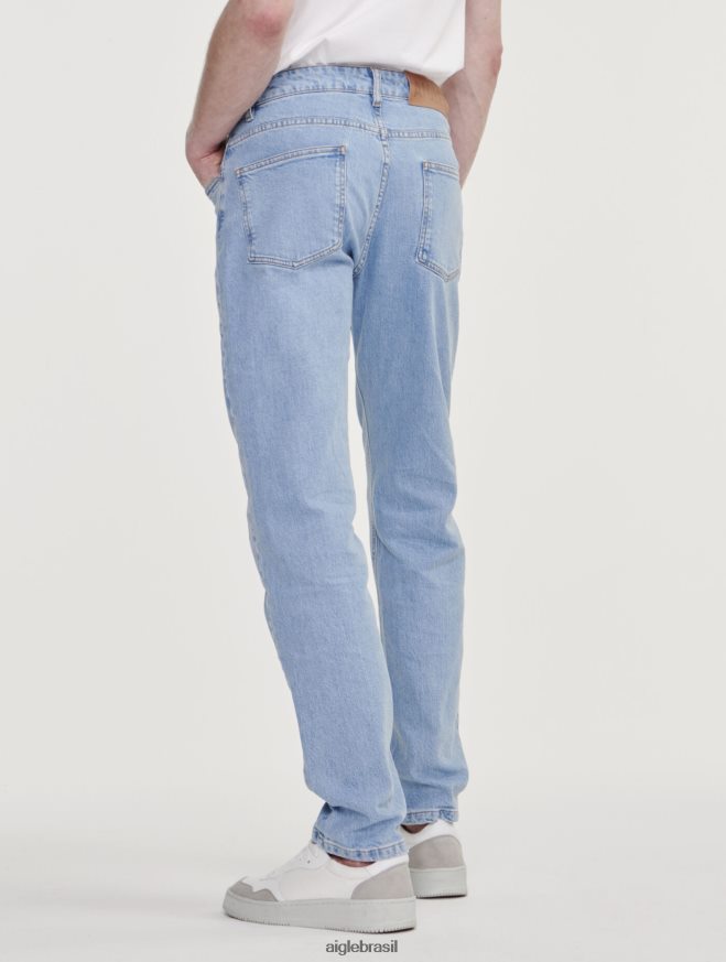 Aigle roupas jeans icônicos jeans escuro homens RX2B8844