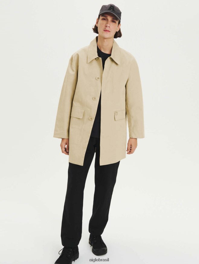 Aigle roupas capa de chuva autêntica sarja homens RX2B88183