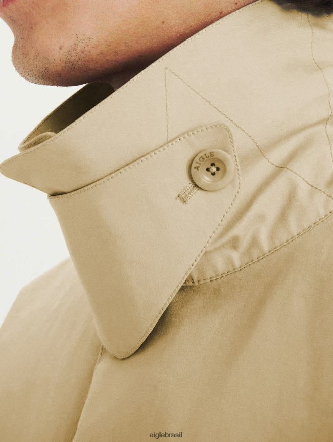 Aigle roupas capa de chuva autêntica sarja homens RX2B88183