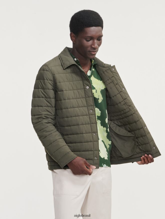 Aigle roupas jaqueta acolchoada repelente de água dupont sorona de comprimento médio advogado homens RX2B88176