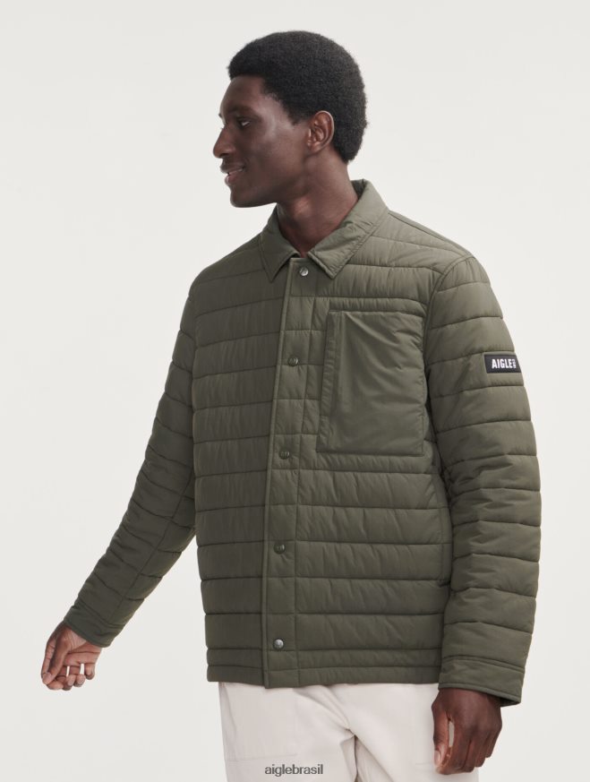 Aigle roupas jaqueta acolchoada repelente de água dupont sorona de comprimento médio advogado homens RX2B88176