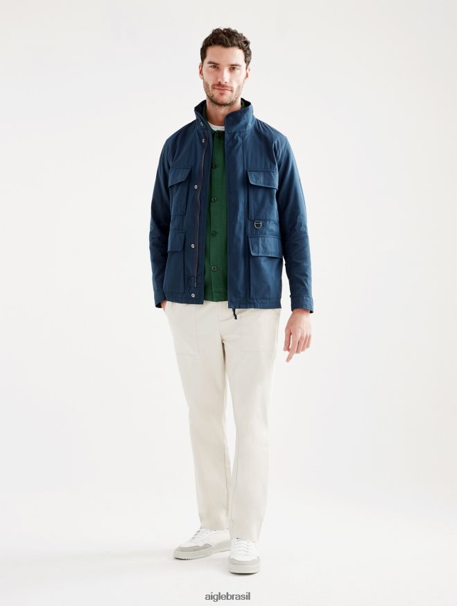 Aigle roupas jaqueta curta safári Império homens RX2B88166