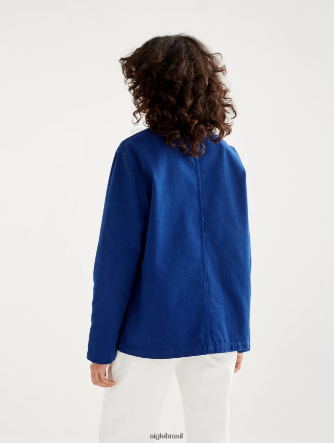 Aigle roupas jaqueta de trabalho de comprimento médio encrebleu homens RX2B88180