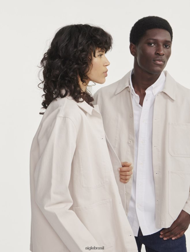 Aigle roupas jaqueta de trabalho de comprimento médio zibelina homens RX2B88206