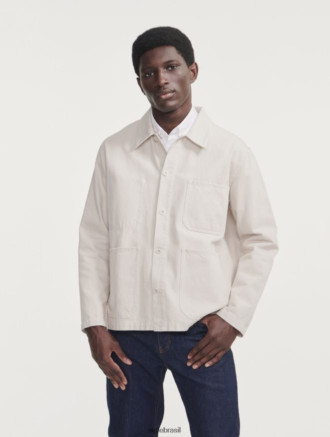 Aigle roupas jaqueta de trabalho de comprimento médio zibelina homens RX2B88206