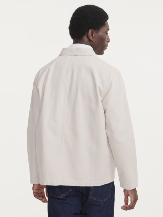 Aigle roupas jaqueta de trabalho de comprimento médio zibelina homens RX2B88206