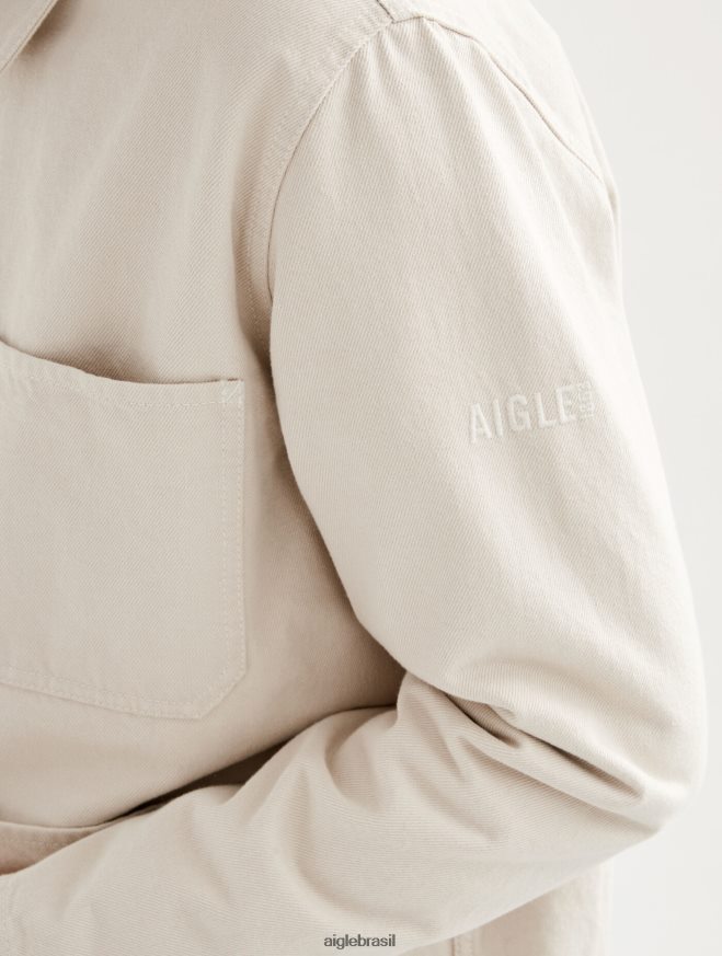 Aigle roupas jaqueta de trabalho de comprimento médio zibelina homens RX2B88206