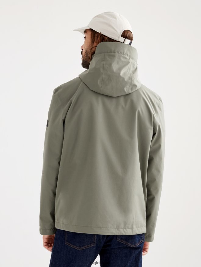 Aigle roupas jaqueta gore-tex com capuz curto taillis homens RX2B88208