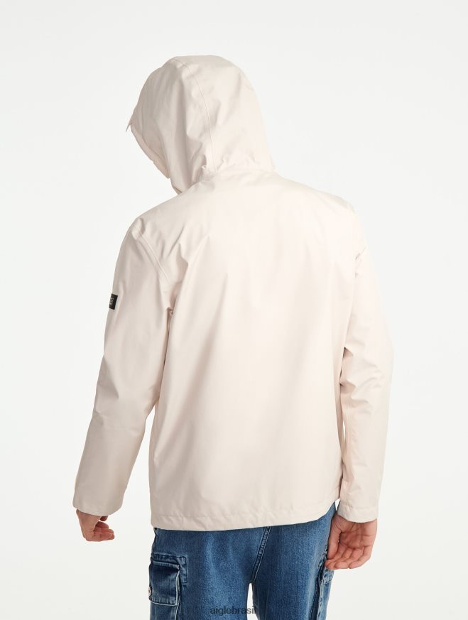Aigle roupas jaqueta gore-tex com capuz curto zibelina homens RX2B88200