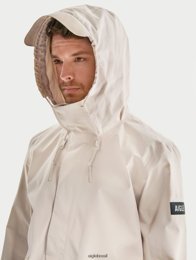 Aigle roupas jaqueta gore-tex com capuz curto zibelina homens RX2B88200