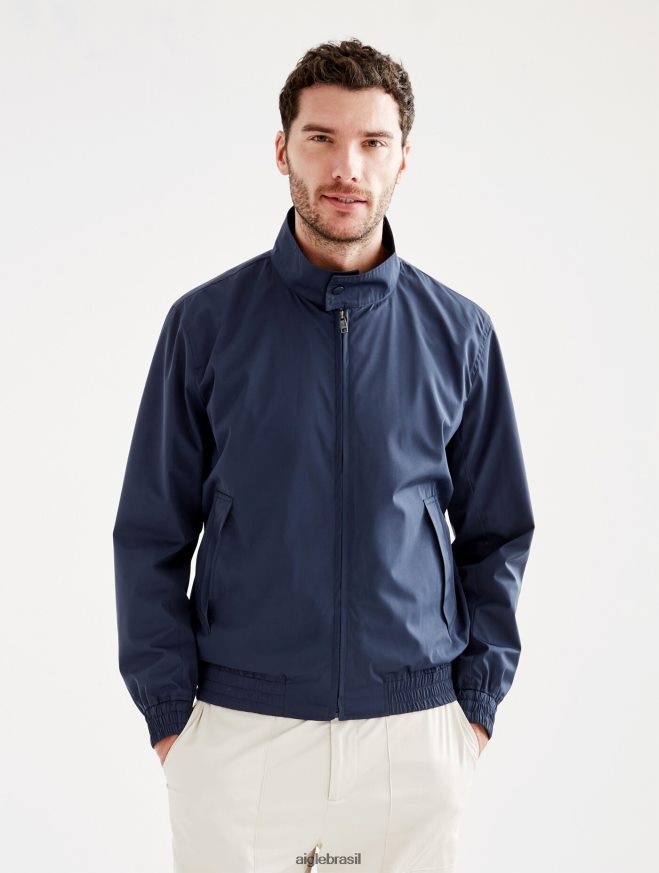 Aigle roupas jaqueta impermeável curta Império homens RX2B88177