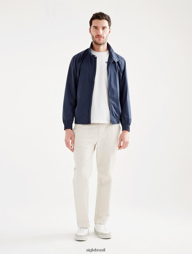 Aigle roupas jaqueta impermeável curta Império homens RX2B88177