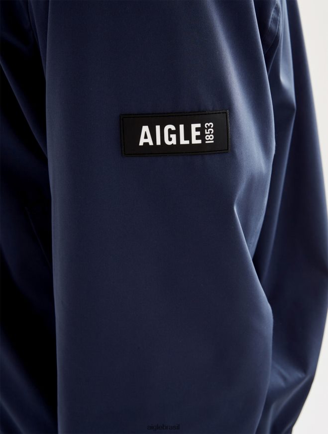 Aigle roupas jaqueta impermeável curta Império homens RX2B88177