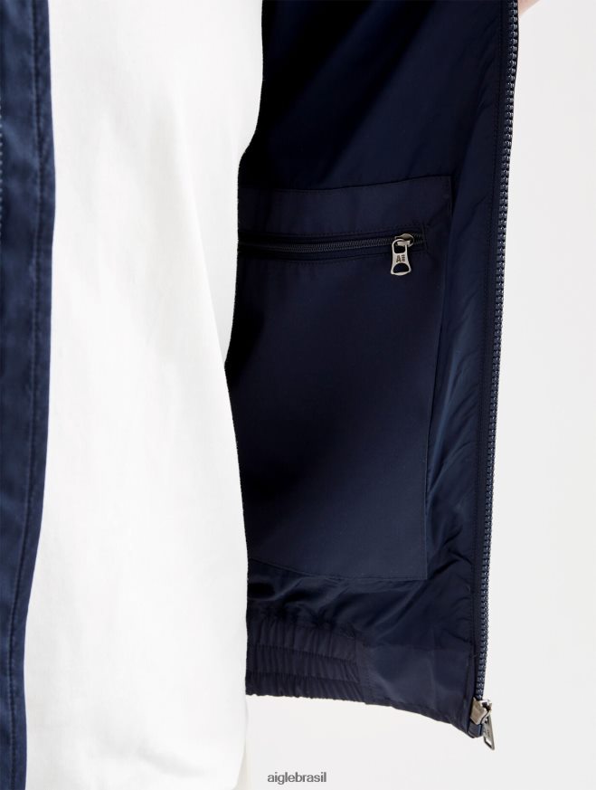 Aigle roupas jaqueta impermeável curta Império homens RX2B88177