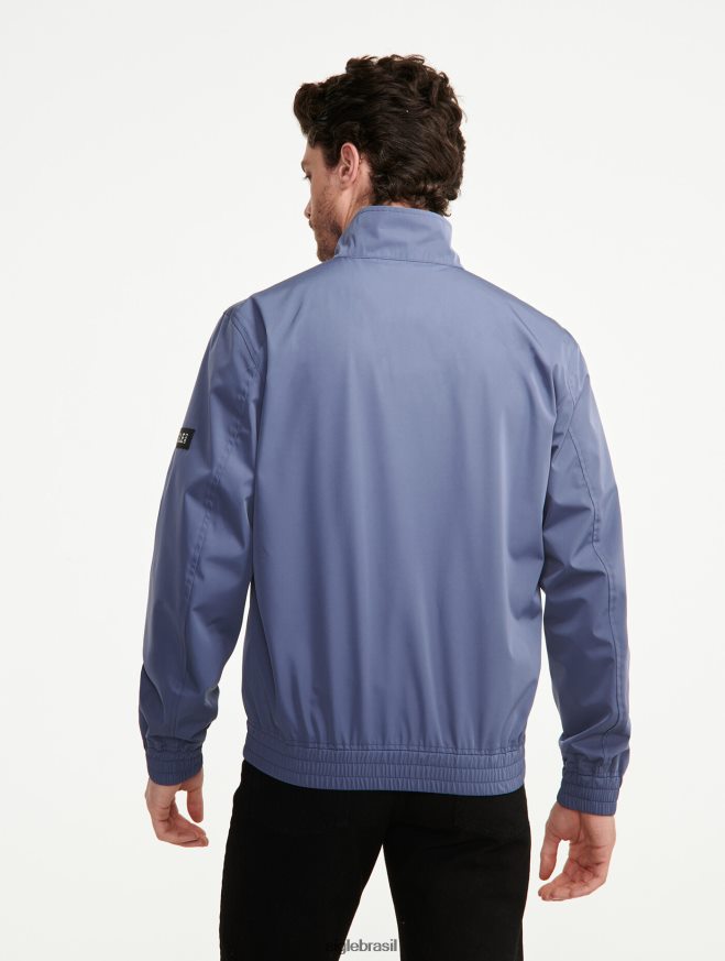 Aigle roupas jaqueta impermeável curta marais homens RX2B88186