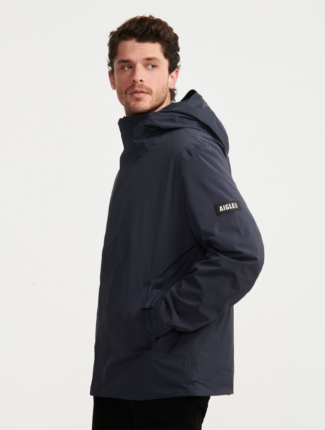 Aigle roupas jaqueta mtd acolchoada dupont sorona com capuz e comprimento médio Império homens RX2B88216