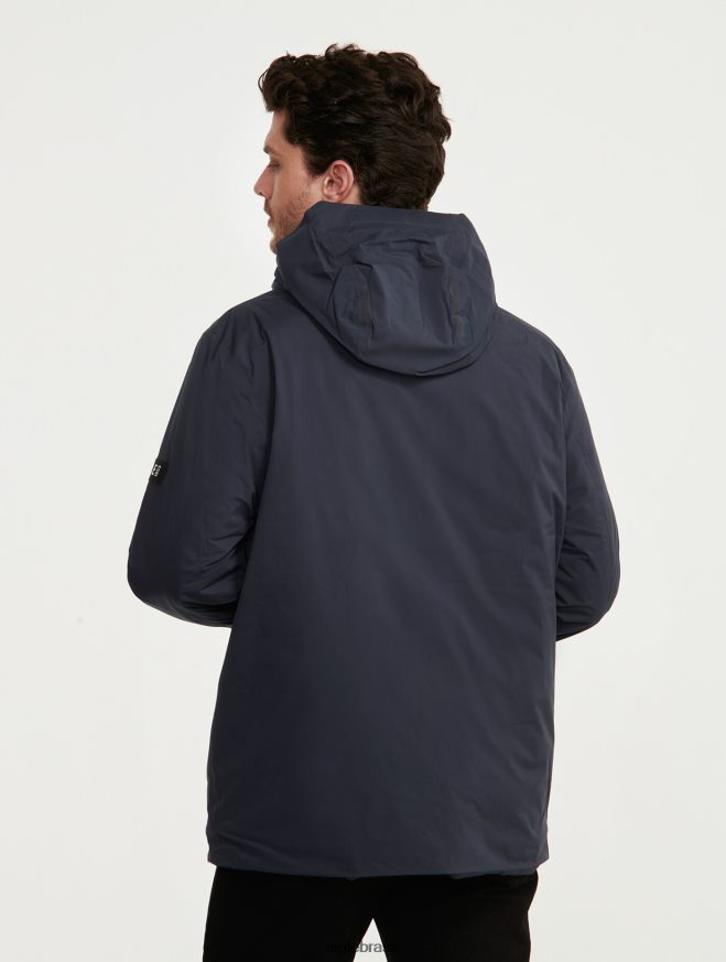 Aigle roupas jaqueta mtd acolchoada dupont sorona com capuz e comprimento médio Império homens RX2B88216