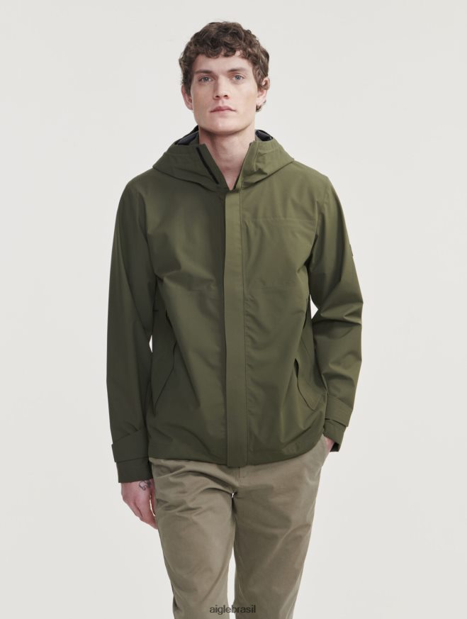 Aigle roupas jaqueta mtd com capuz curto advogado homens RX2B88161