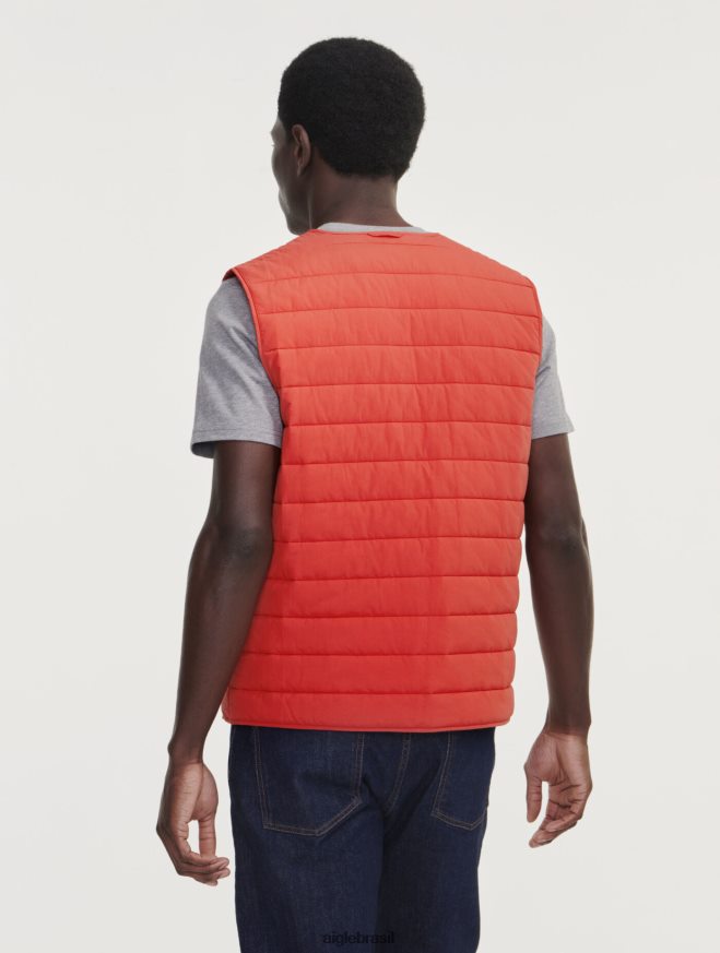Aigle roupas colete curto dupont sorona acolchoado wr sem mangas Harissa homens RX2B88196