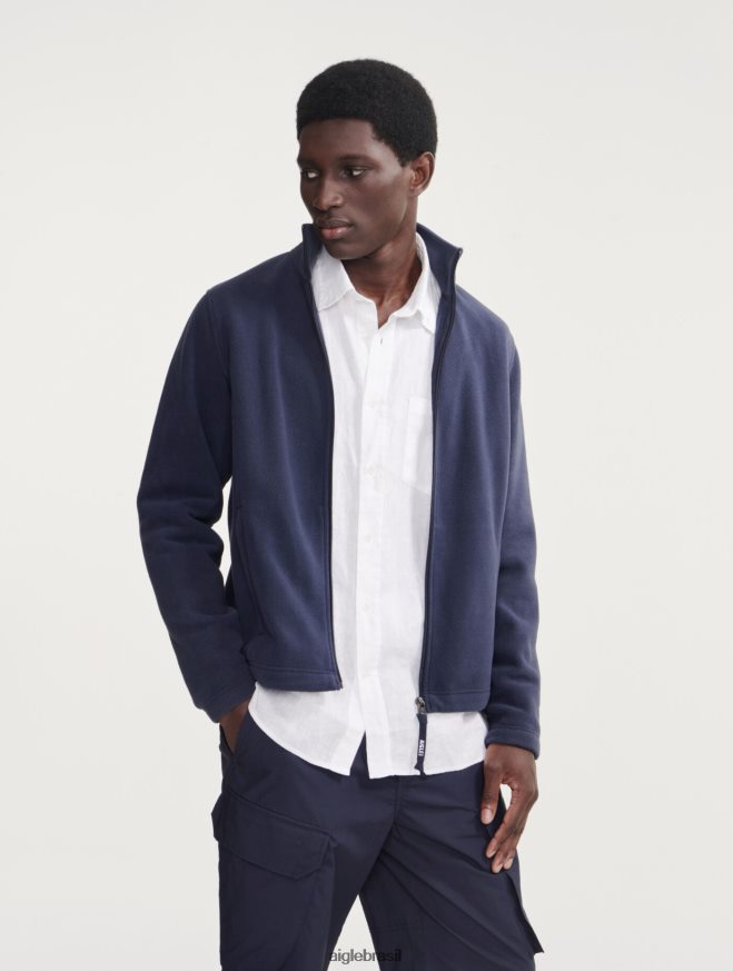 Aigle roupas lã de microfibra com zíper Império homens RX2B8831