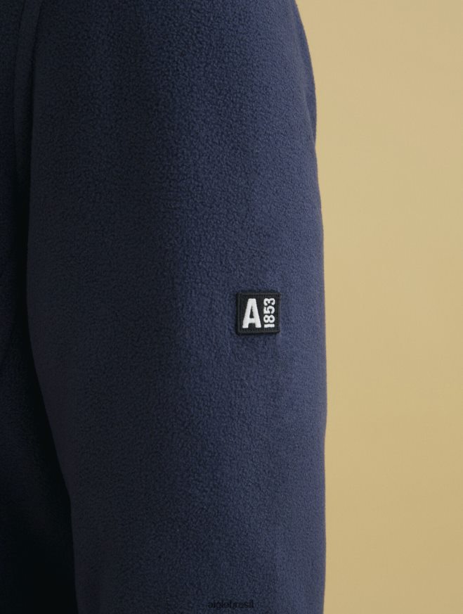 Aigle roupas lã de microfibra com zíper Império homens RX2B8831