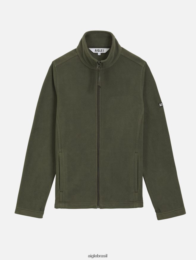 Aigle roupas lã de microfibra com zíper advogado homens RX2B8814