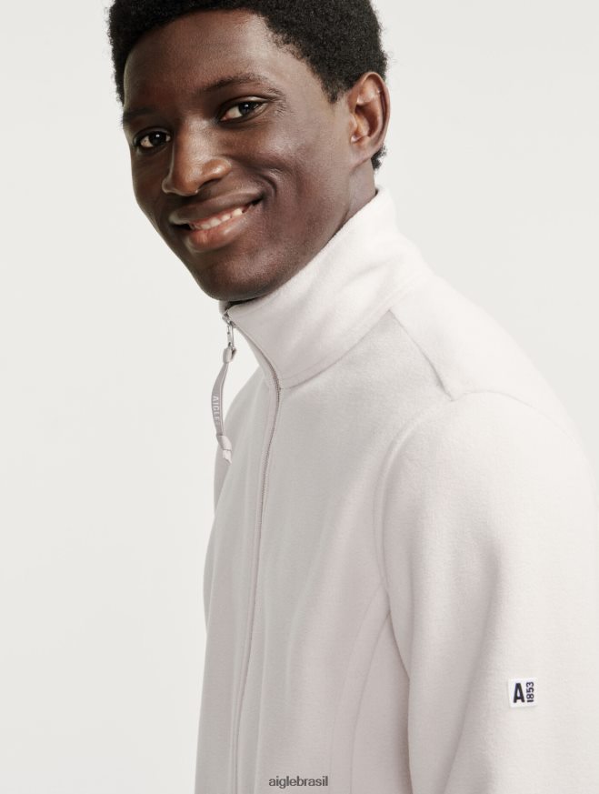 Aigle roupas lã de microfibra com zíper zibelina homens RX2B8861