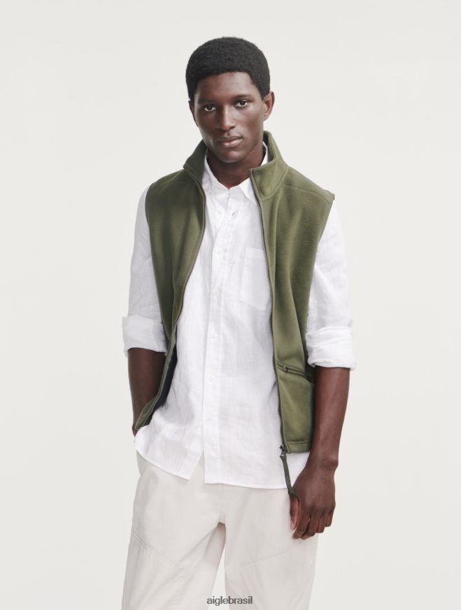 Aigle roupas lã sem mangas de microfibra advogado homens RX2B889