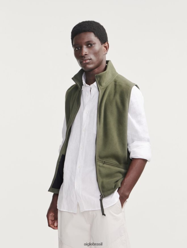 Aigle roupas lã sem mangas de microfibra advogado homens RX2B889