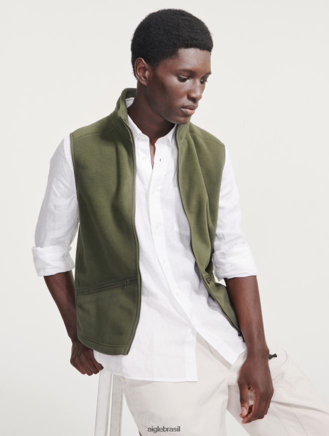 Aigle roupas lã sem mangas de microfibra advogado homens RX2B889