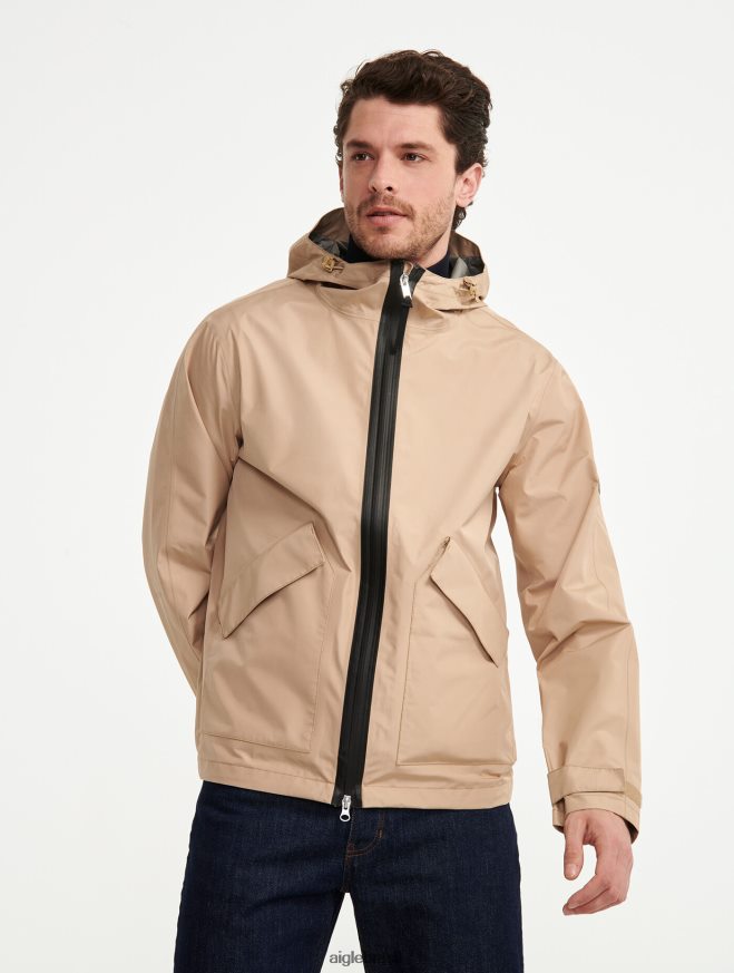 Aigle roupas parka goretex longa vime eu homens RX2B88219
